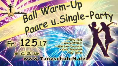 Tanschule Matschek Ball Warm Up Tanzpartie in der Tanzschule Matschek