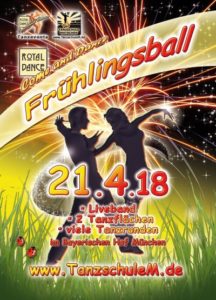 Fruehlingsball der Tanzschule Matschek am 21.4.18 Tanzschiff Starnberger See