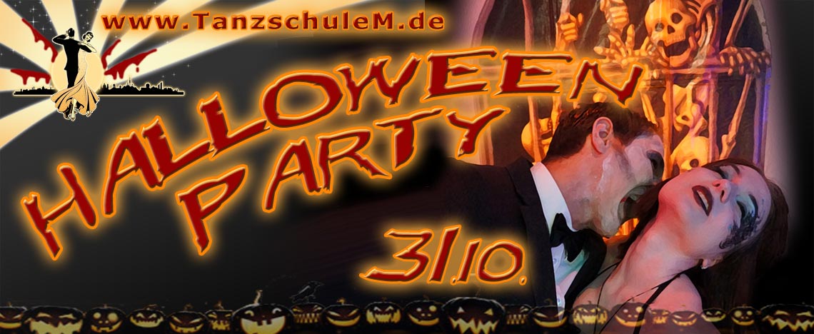 Halloween Tanzparty am 31.10. in der Tanzschule Matschek Tanzpartie in der Tanzschule Matschek