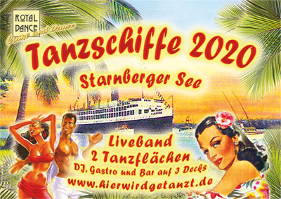 ROYALDANCE Tanzevents Tanzschiffe 2020 Tanzpartie in der Tanzschule Matschek