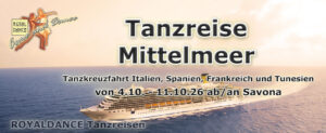 ROYALDANCE Tanzreise Tanzkreuzfahrt im Mittelmeer Tanzpartie in der Tanzschule Matschek